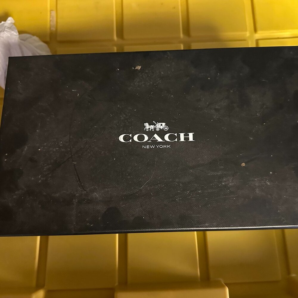 Coach Vonna Mat Calf/Box Calf Black/Black. Size 8.5 M